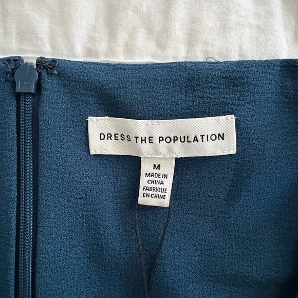 Dress the population teal dress - Picture 3 of 6